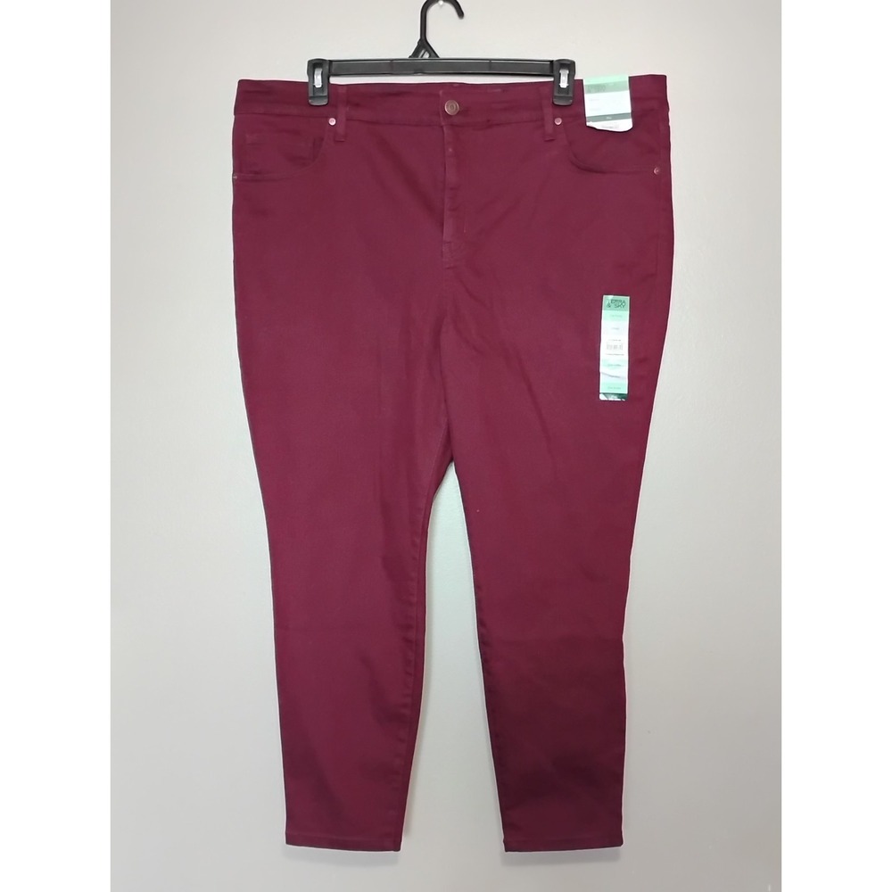 Terra & Sky High Rise Ts Core Skinny Jeans Size 22w